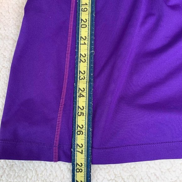 Zip Up Athletic Performance Long Sleeve Pullover Jacket Purple Medium - Picture 7 of 7
